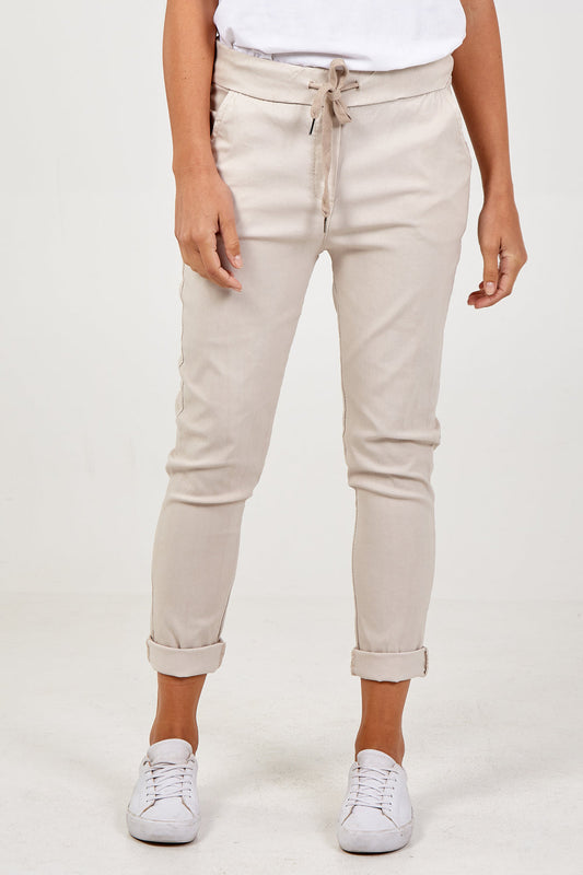Magic pants plain smart (non crush) - Stone
