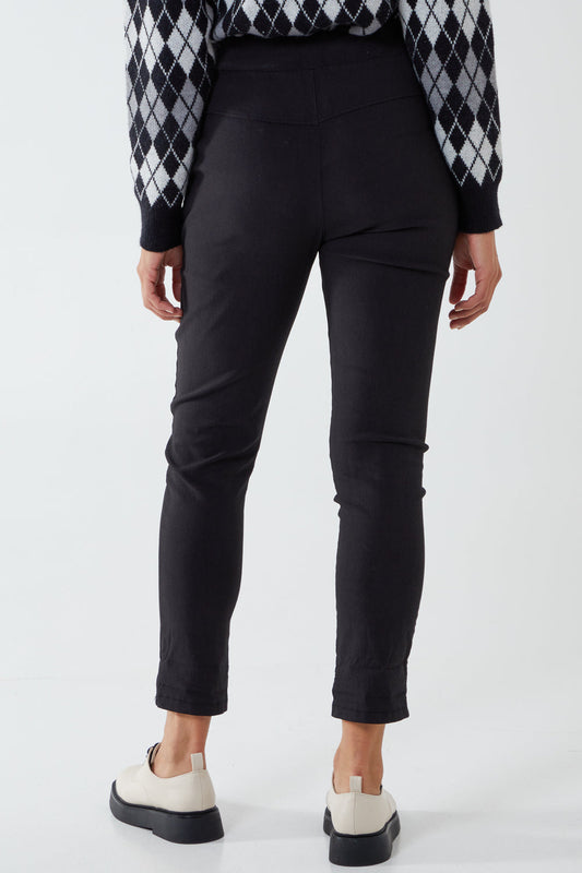 Magic pants plain smart (non crush) - black